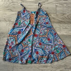 Francesca’s colorful summer dress